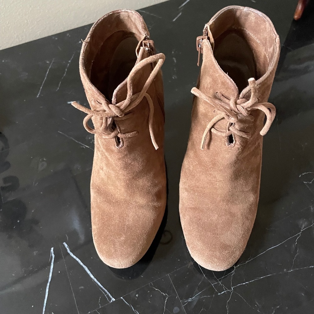 Ann Taylor Suede Booties